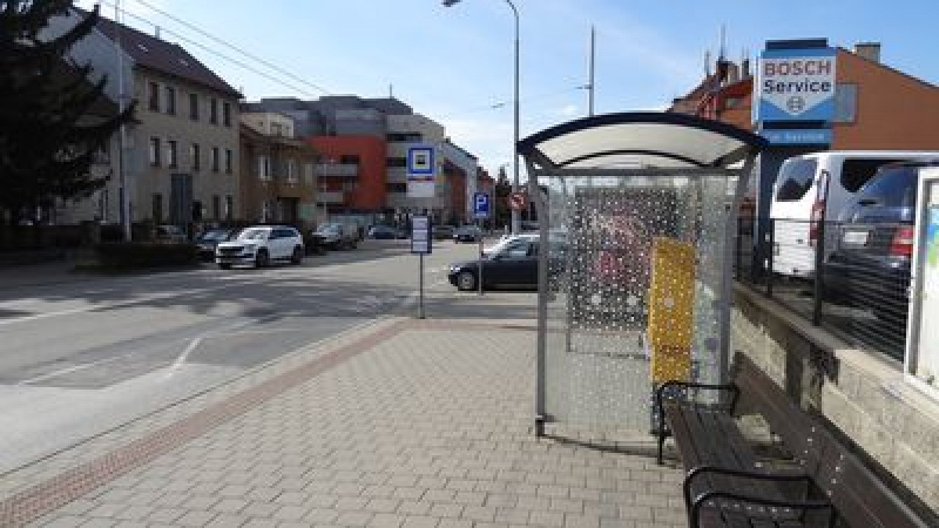 Autobusová zastávka Spáčilova